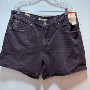 Levi's‎ Women's '94 Baggy Shorts Black Size 34 NEW WITH TAGS
